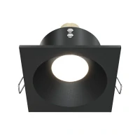 Встраиваемый светильник Downlight Zoom, 1xGU10 Черный (Maytoni Technical, DL033-2-01B)