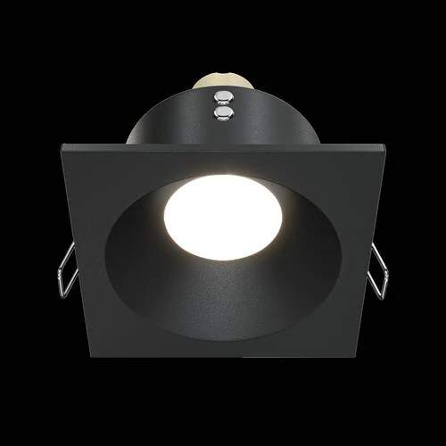 Встраиваемый светильник Downlight Zoom, 1xGU10 Черный (Maytoni Technical, DL033-2-01B) - Amppa.ru