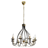 Подвесная люстра Todi, 8xE14, Хром (Lussole, LSA-4613-08)