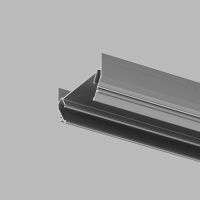 TR3050-AL Закладной профиль под шинопровод для натяжного потолка 2м