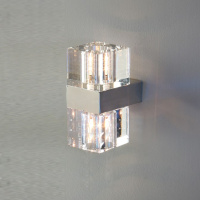 Настенный светильник Cubic, Прозрачный/Хром (Schuller, 571034G9)