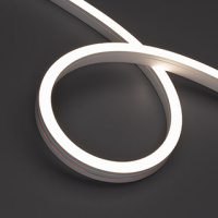 Светодиодная лента герметичная WAVE-SIDE-A120-12x25mm 230V White6000 (12 W/m, IP67, 50m, wire x2) (Arlight, Грибовидная форма)