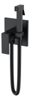 Смеситель гигиенический Boheme Qubic 477-B Matt Black