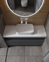 Ящик под столешницу 120 см АНТРАЦИТ глянец Armadi Art Vallessi UNO-S 897-120-A glossy