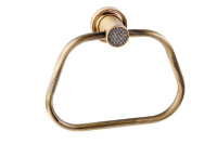 Полотенцедержатель кольцо BOHEME Royal Cristal 10925-BR