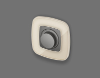 Лицевая панель OMEGA (Антрацит серый) для светорегулятора универсального QUANT (Ambrella Volt, OP6555)