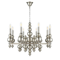 Люстра Nana Moderni, 8xE14, Никель (Lumion, 8107/8)