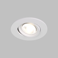 DK3020-WH Встраиваемый светильник, IP 20, 10 Вт, GU5.3, LED, белый, пластик