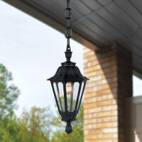 Подвесной уличный светильник Fumagalli Sichem/Rut E26.120.000.AXF1R, Черный и Прозрачный